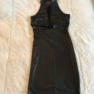 Black Leather Dress